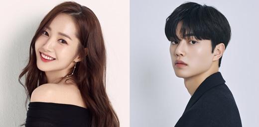 韓国ドラマ「気象庁の人々」のプロモーションイメージ。青い背景に立つ女性と男性のプロフィールカットが並べられている。