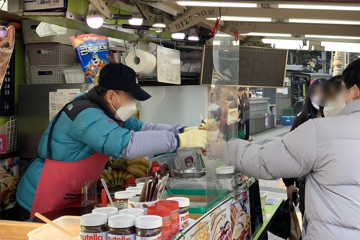 東大門 可麗餅爺爺