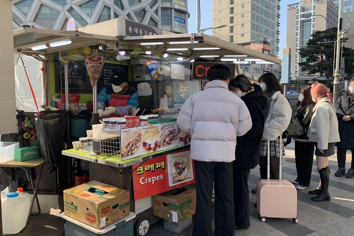 東大門可麗餅爺爺