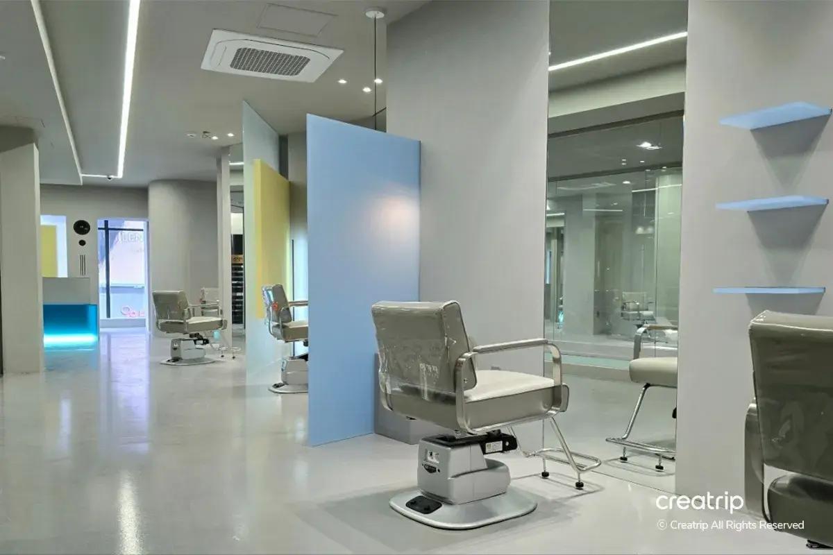LEEKAJA HAIR明洞店環境與韓式髮型示意