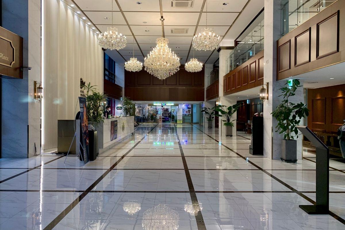 sảnh tầng 14 của khách sạn Hotel Skypark Kingstown Dongdaemun