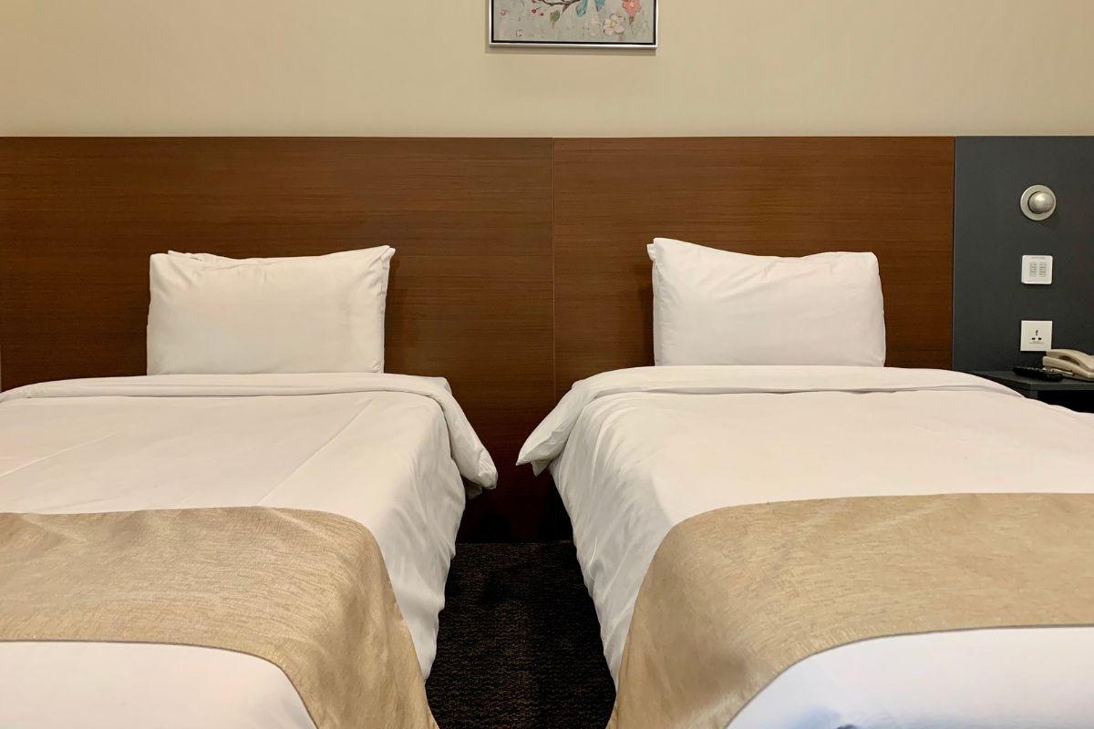 phòng ngủ ở khách sạn Hotel Skypark Kingstown Dongdaemun