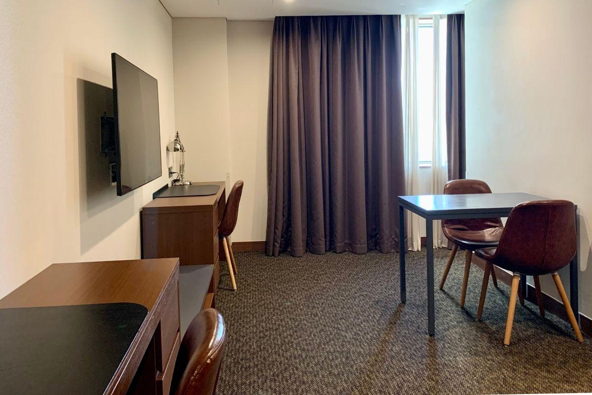 phong residence twin ở khách sạn Hotel Skypark Kingstown Dongdaemun