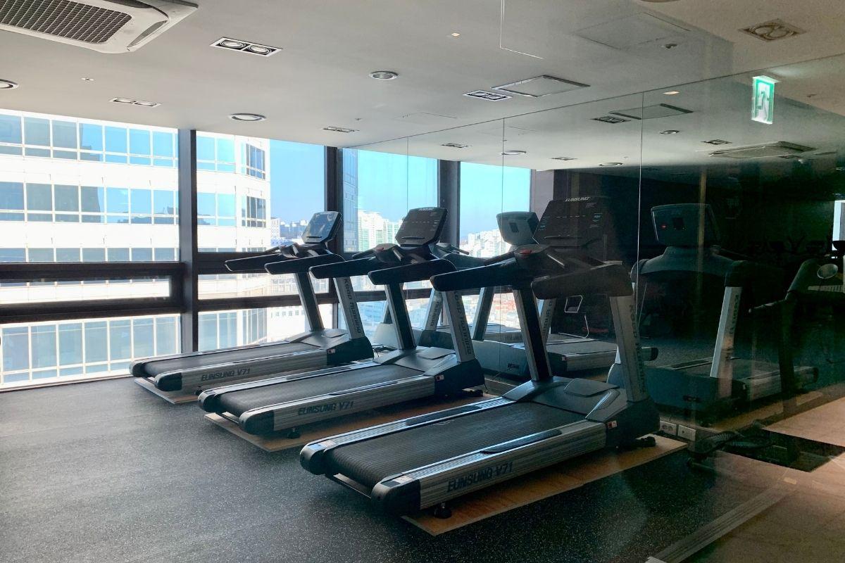 phòng tập gym ở khách sạn Hotel Skypark Kingstown Dongdaemun