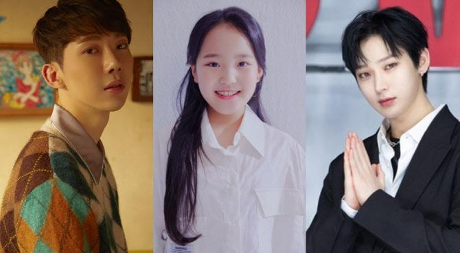 チョグォン、ENHYPENソヌ、キム・テヨンの画像。左から右へ、3人がきれいに整ったファッションで並んで立っている。