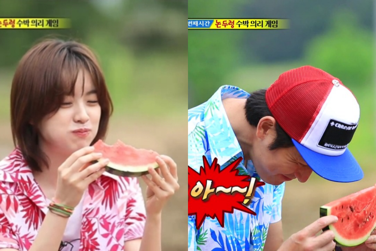 Han Hyo-joo, Jung Woo-sung  ăn dưa hấu