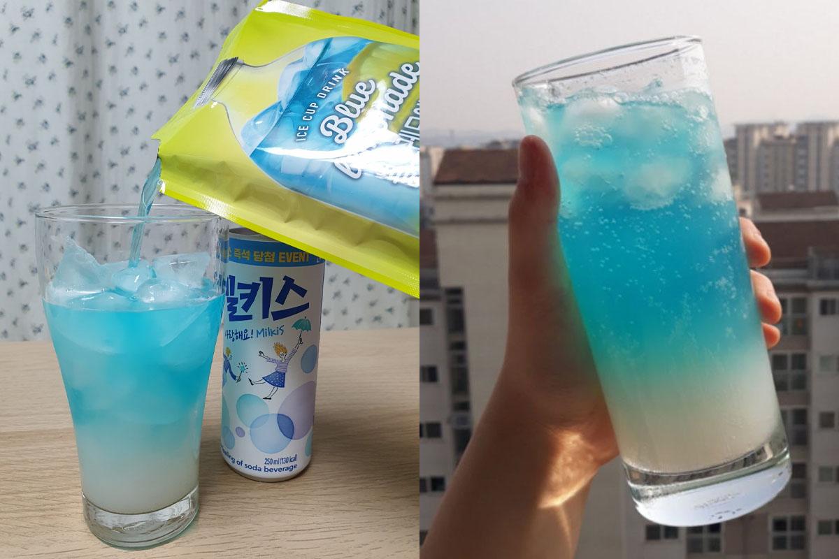 Milkis blue lemon ade