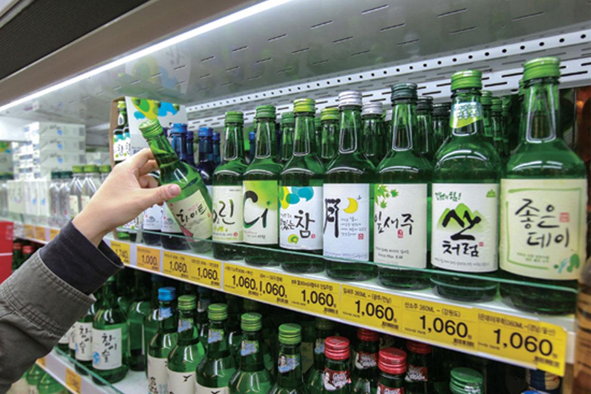 韓國各地區獨有燒酒