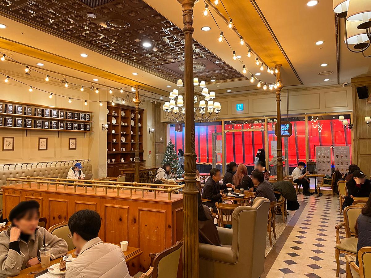 韓国、韓国旅行、韓国観光、ソウル、ソウル旅行、韓国カフェ、ソウルカフェ、江南、三成洞、サムソンドン、COEX、CHLORIS、ミルクティー、お茶専門店