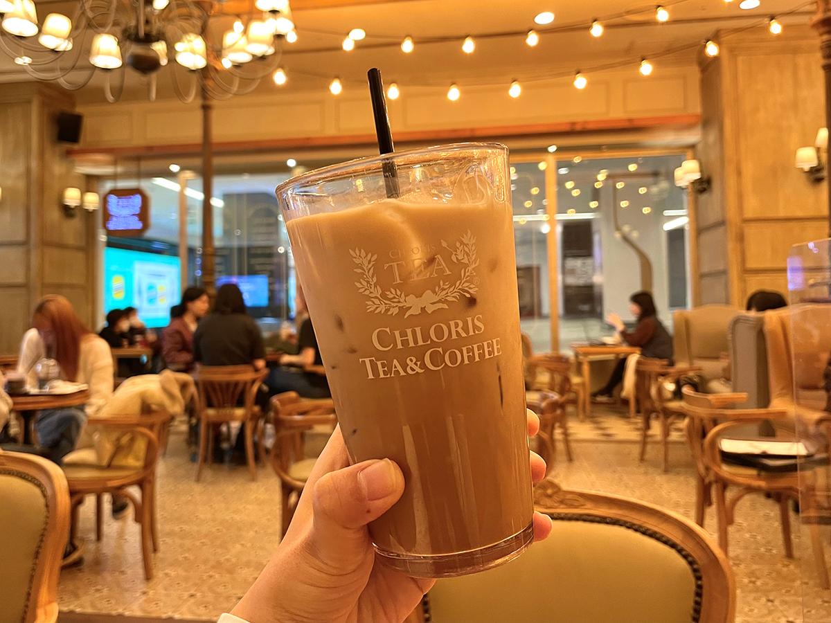韓国、韓国旅行、韓国観光、ソウル、ソウル旅行、韓国カフェ、ソウルカフェ、江南、三成洞、サムソンドン、COEX、CHLORIS、ミルクティー、お茶専門店