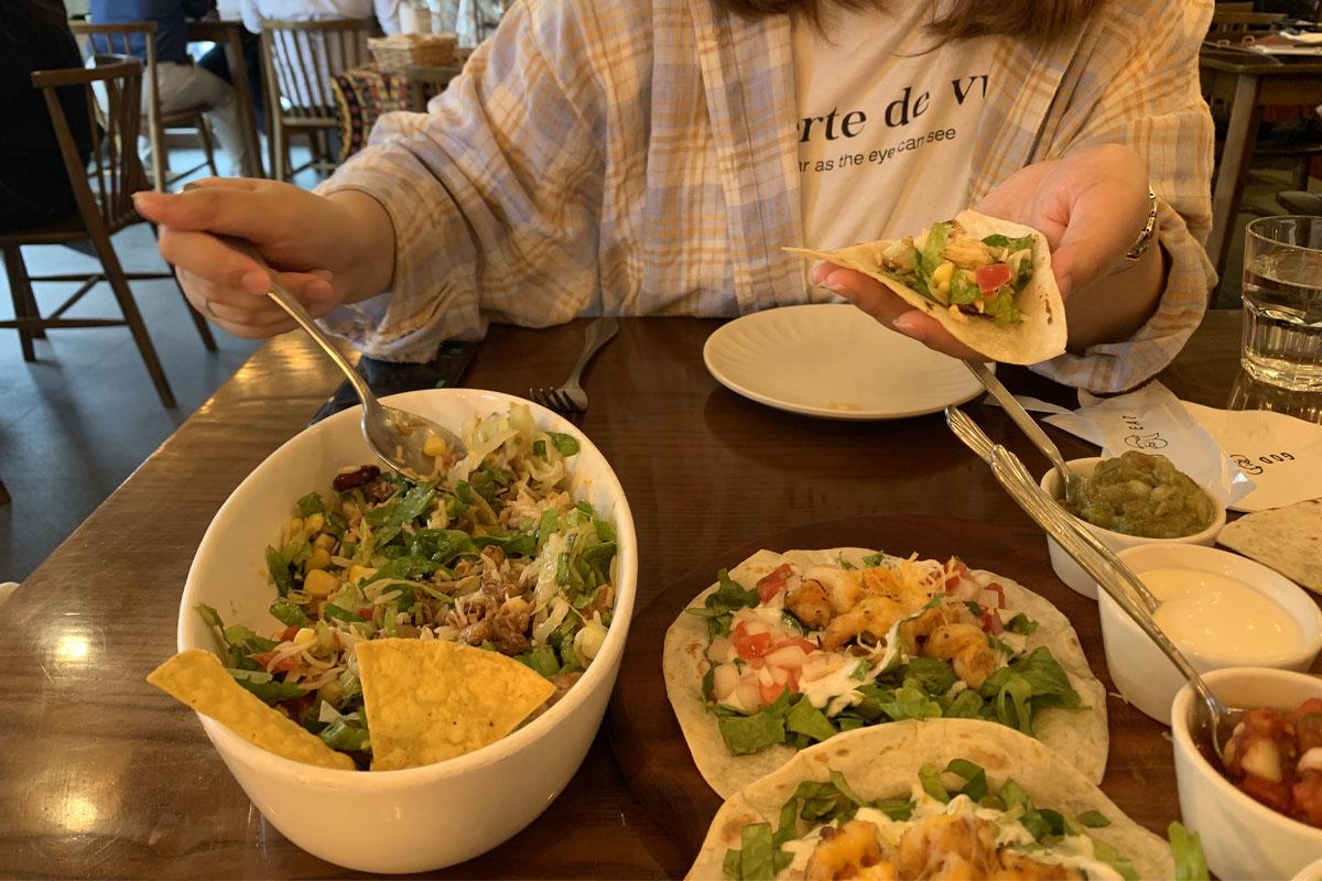 ソウル、延南洞、延南洞グルメ、メキシコ料理、GOT EAT、タコス、トルティーヤ、バッファローウィング、チリコンカーン