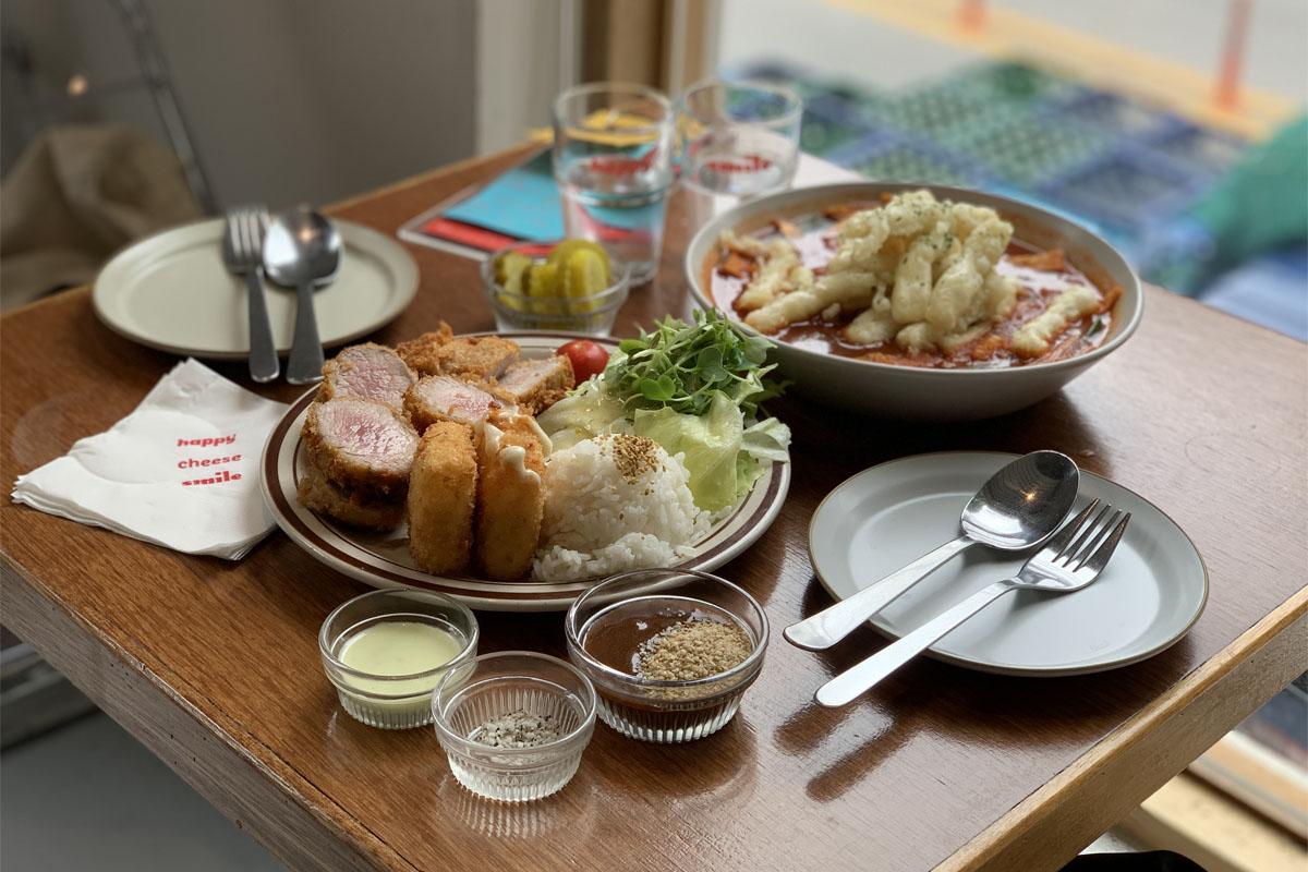 延南洞、延南洞グルメ、ソウル、トッポッキ、とんかつ、Happy Cheese Smile、弘大