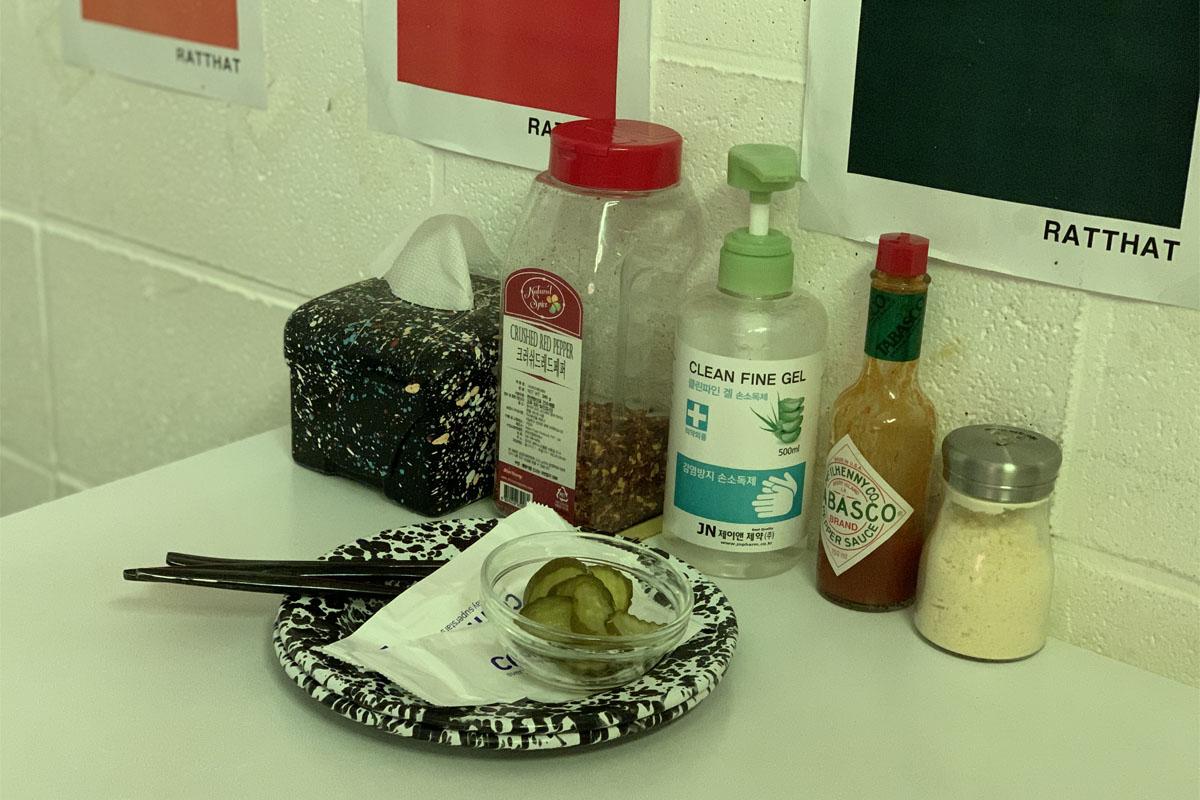 延南洞、延南洞グルメ、延南洞マッチプ、RATTHAT、ピザ、鶏皮揚げピザ、ソウル、ピメク、弘大入口駅