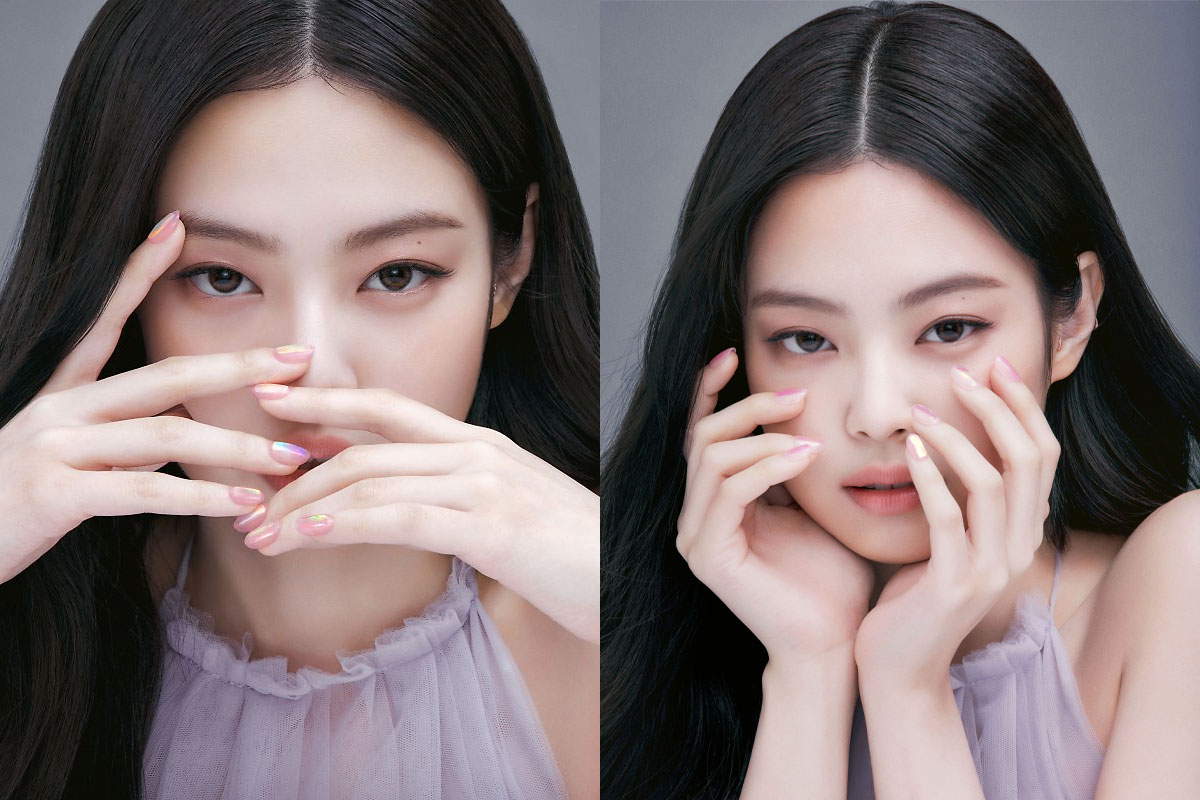 mẫu nail đẹp jennie blackpink