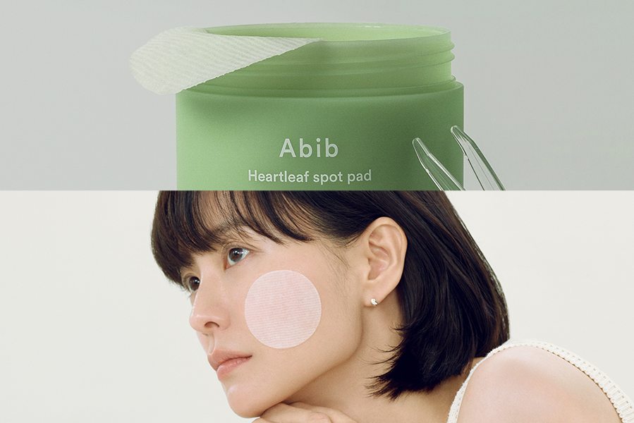 Abib 魚腥草鎮定舒緩保濕棉片特寫，展示其有效的鎮定功能