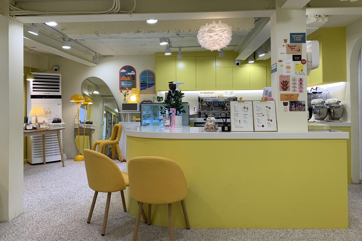 延南洞、延南洞カフェ、くまさん、デザート、ケーキ、Merry go round、ソウル