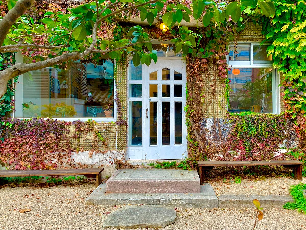 ソウル、仁寺洞、仁寺洞カフェ、Ivy House Seoul、蔦、緑、安国