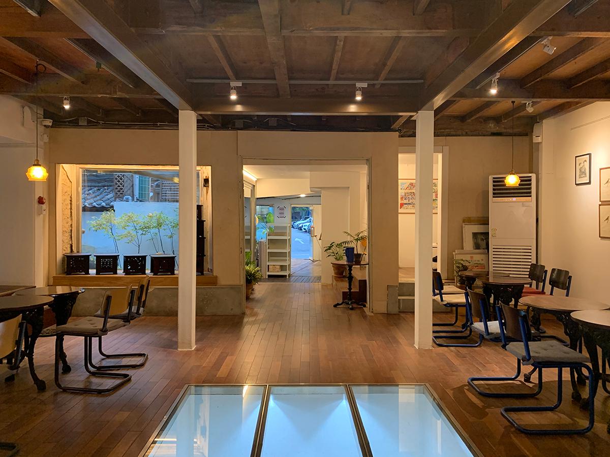 ソウル、仁寺洞、仁寺洞カフェ、Ivy House Seoul、蔦、緑、安国