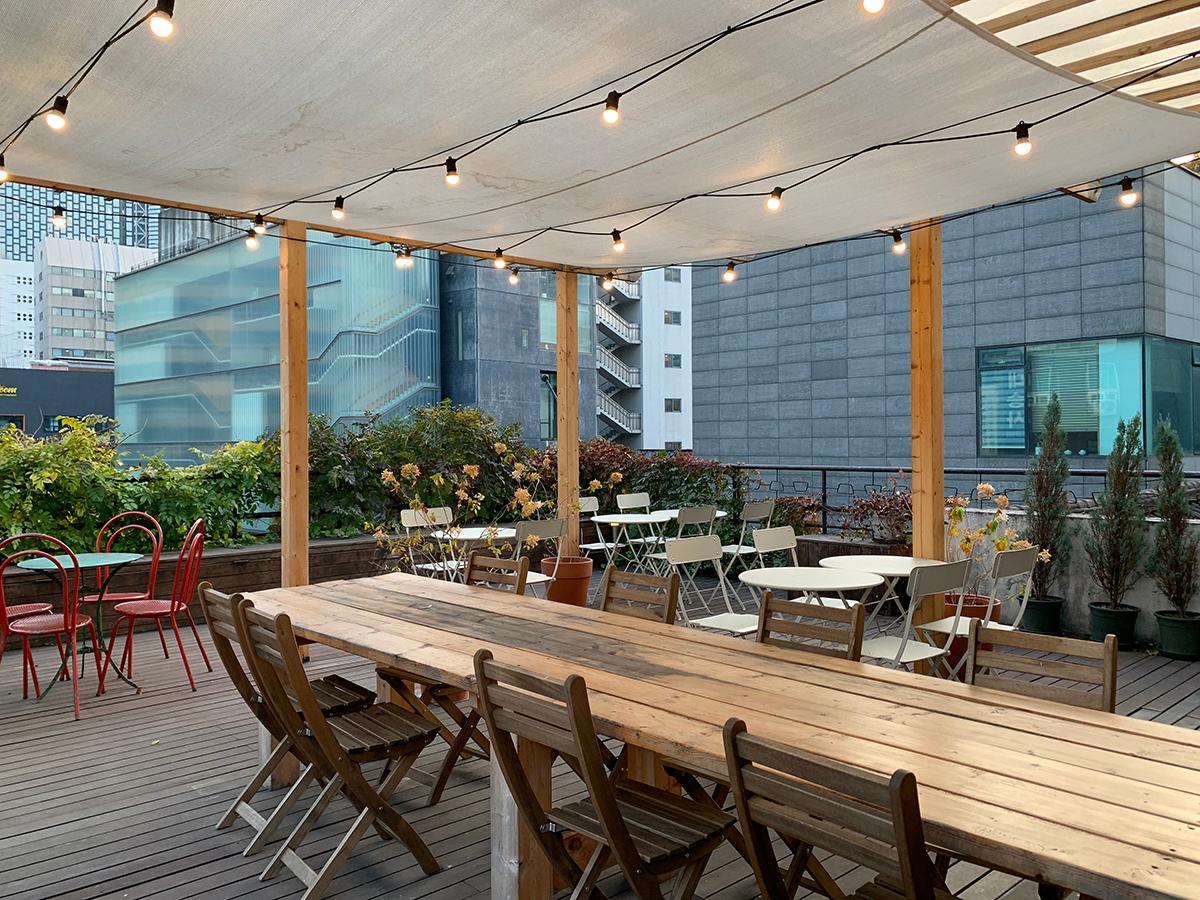 ソウル、仁寺洞、仁寺洞カフェ、Ivy House Seoul、蔦、緑、安国