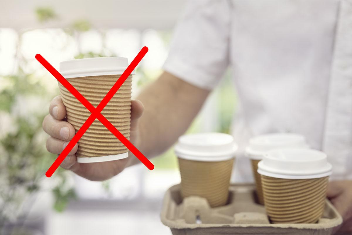 Không sử dụng cốc một lần