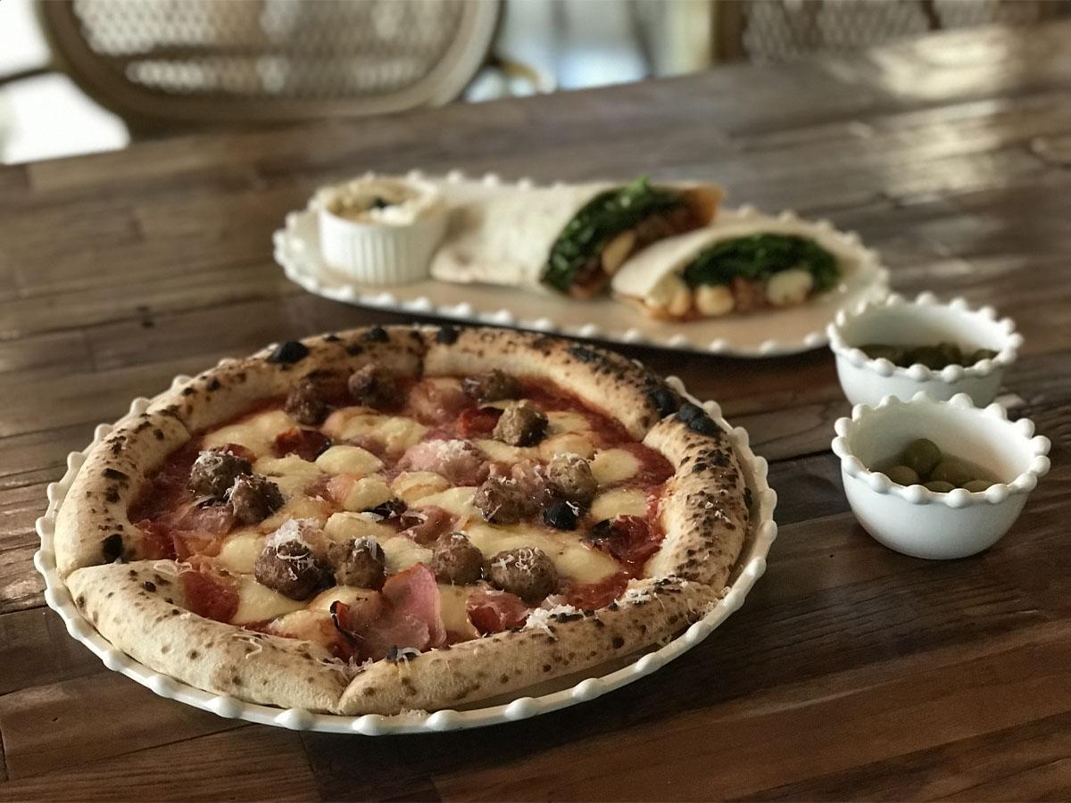 Stazione di self-service acqua presso il ristorante Wake & Bake.