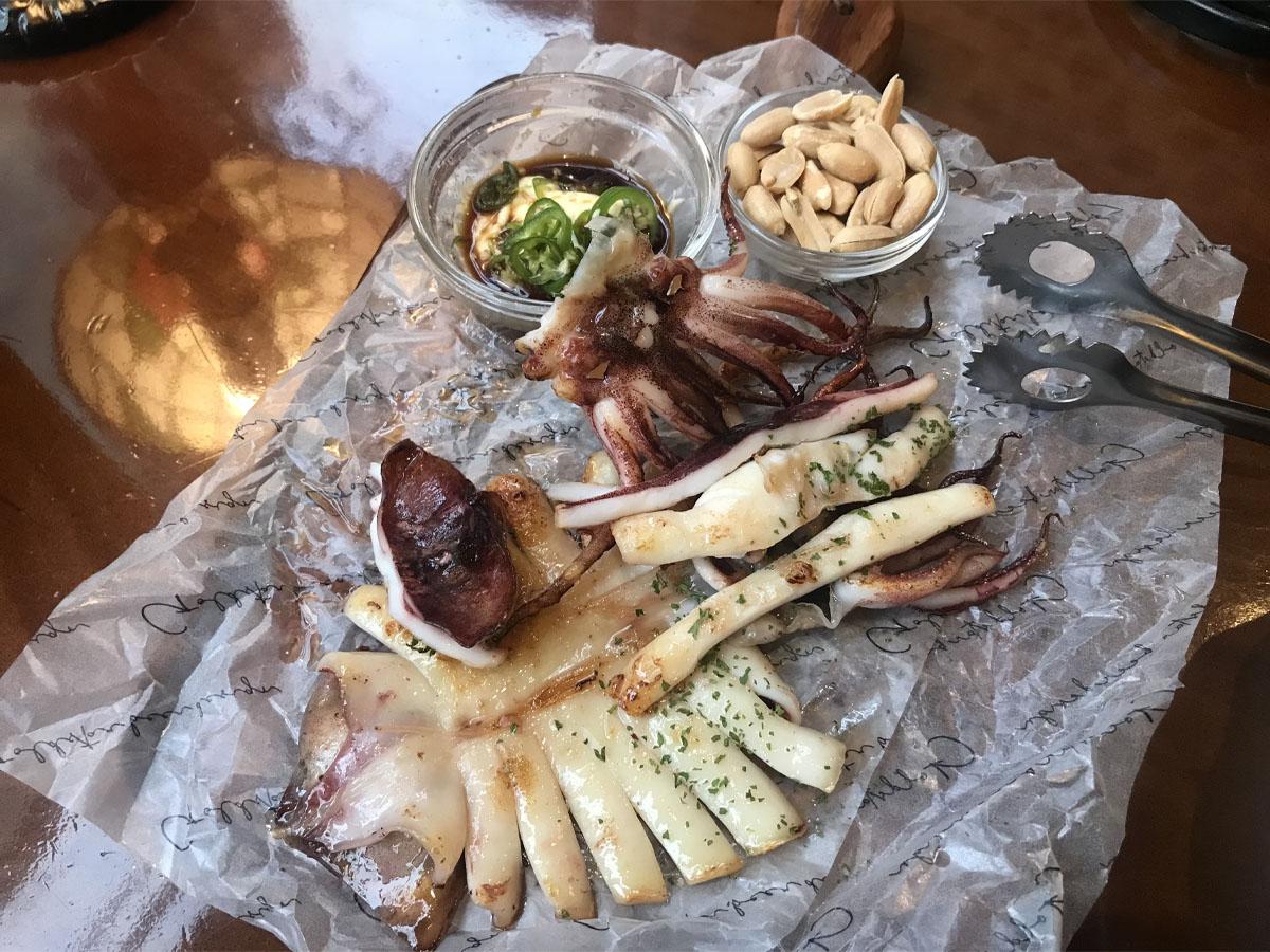 新沙洞グルメ、クムビョルメッチュ、ソウル、ビール、イカ、トッポッキ