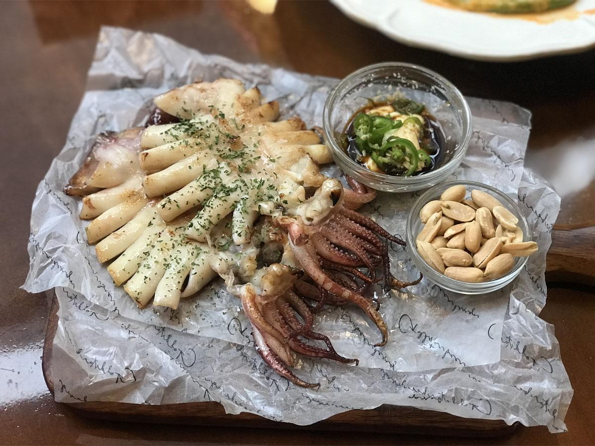 新沙洞グルメ、クムビョルメッチュ、ソウル、ビール、イカ、トッポッキ