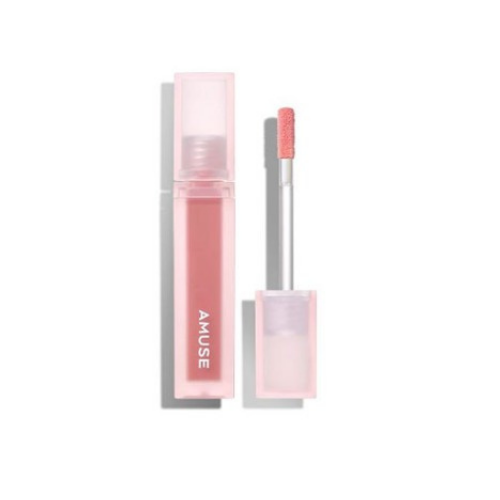 Verpackungsbild von AMUSE Dew Velvet Lip Tint, vegane und langanhaltende Lippenfarbe.