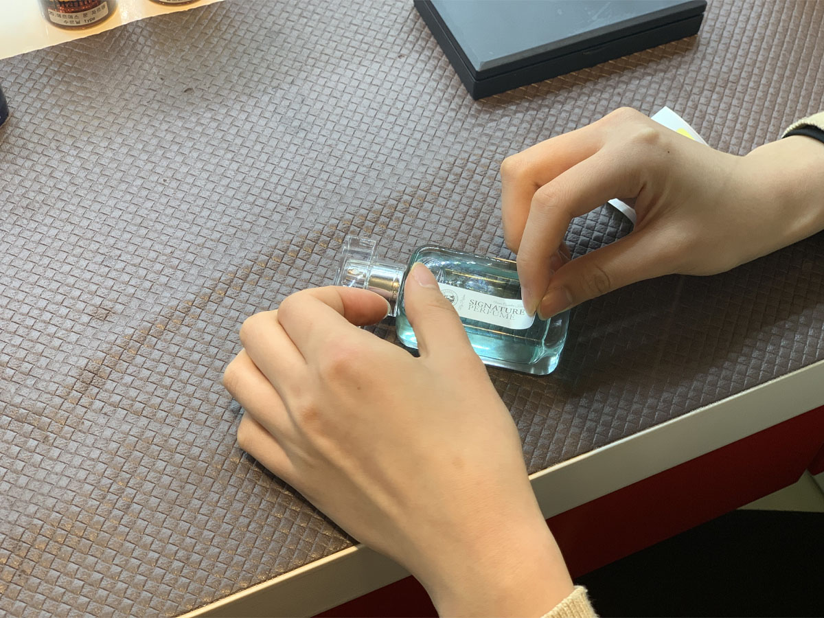 韓国、韓国旅行、韓国観光、ソウル、ソウル旅行、東大門、韓国アクティビティ、香水作り