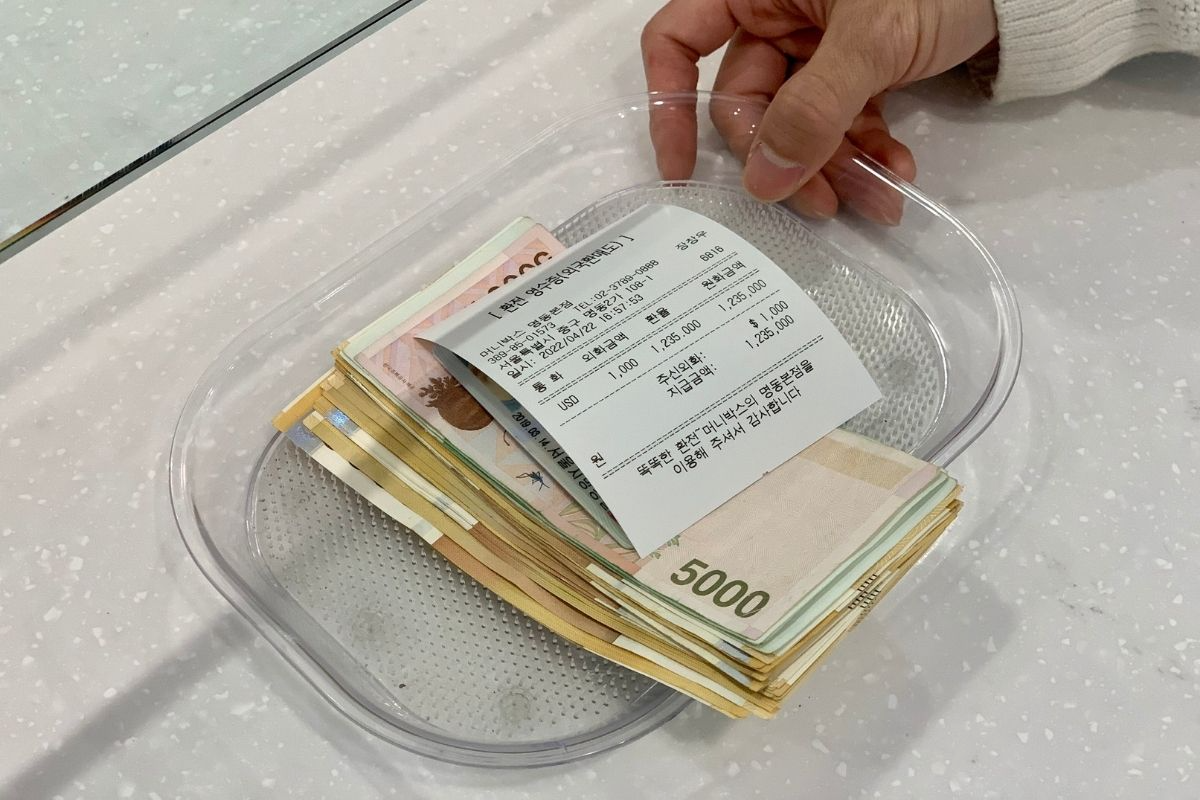 Final exchanged money