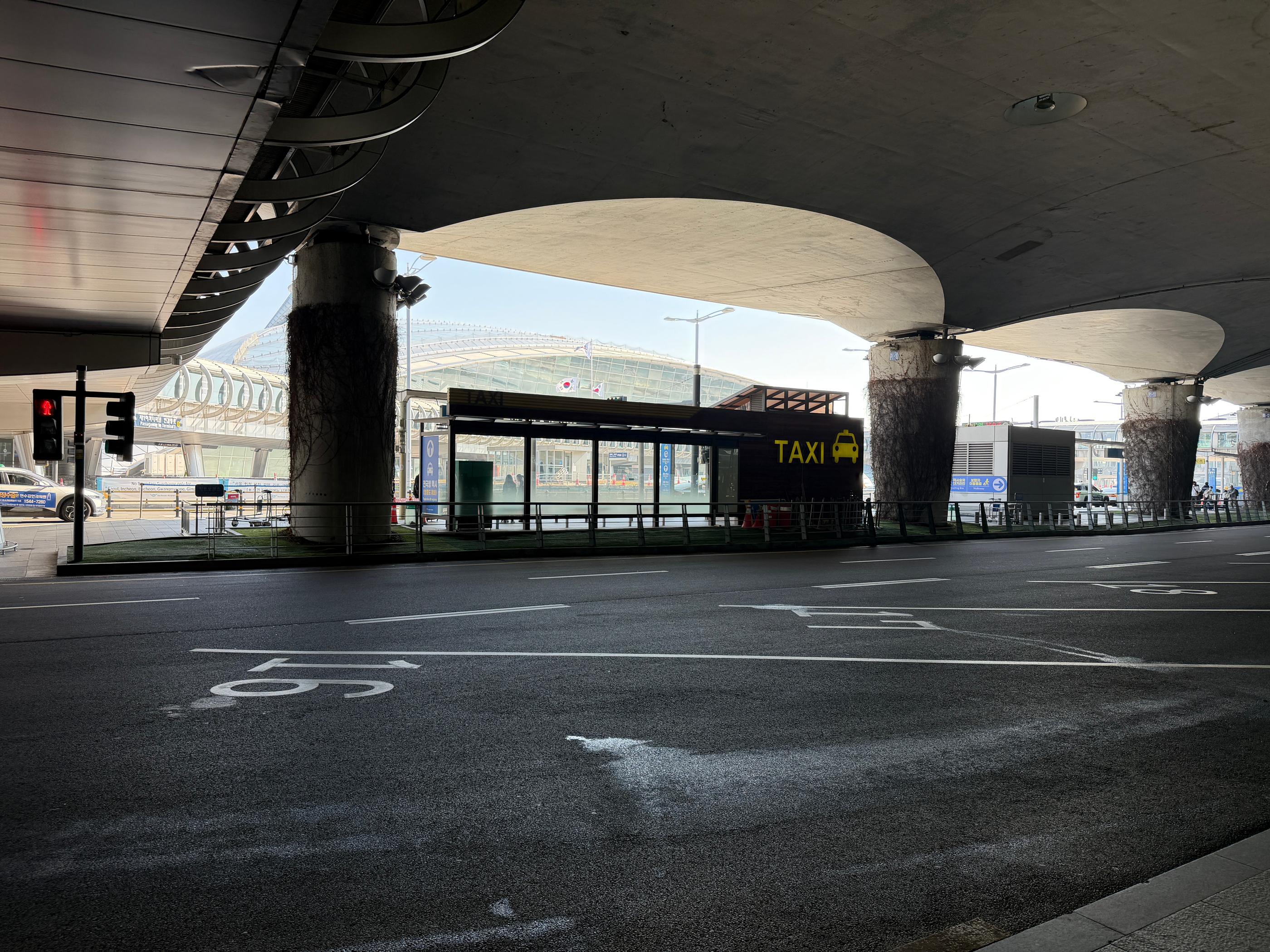 仁川機場第一航廈計程車搭乘區