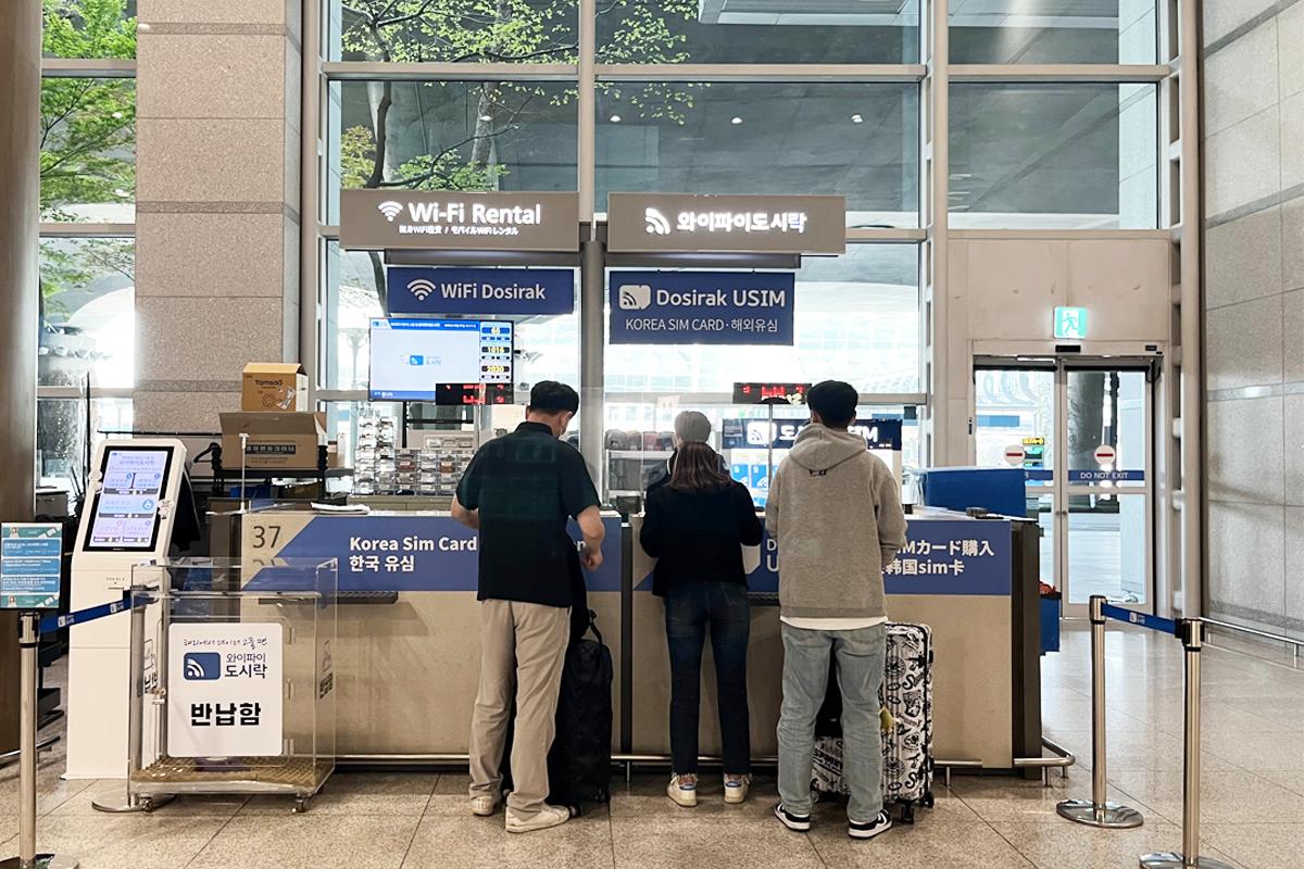 仁川機場第一航廈eSIM與網卡領取方式