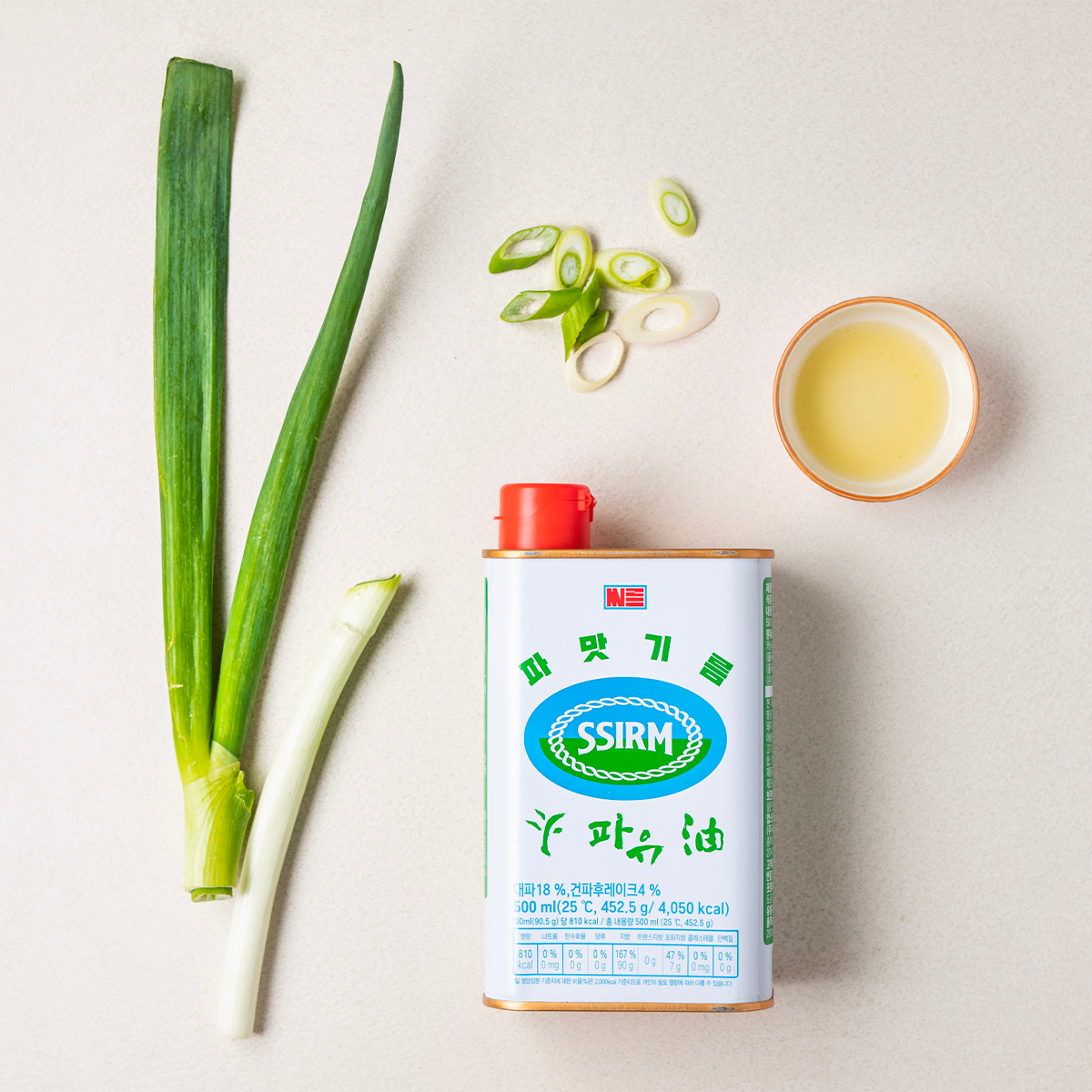 SSIRM брэндийн ногоон сонгино мах шарах тосны зураг.