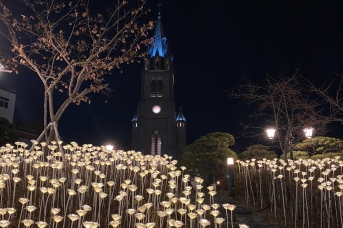 韓国、韓国旅行、韓国観光、ソウル旅行、ソウル観光、明洞、ミョンドン、明洞大聖堂、1898広場、1898Plus、観光地、観光名所、明洞聖堂、写真スポット