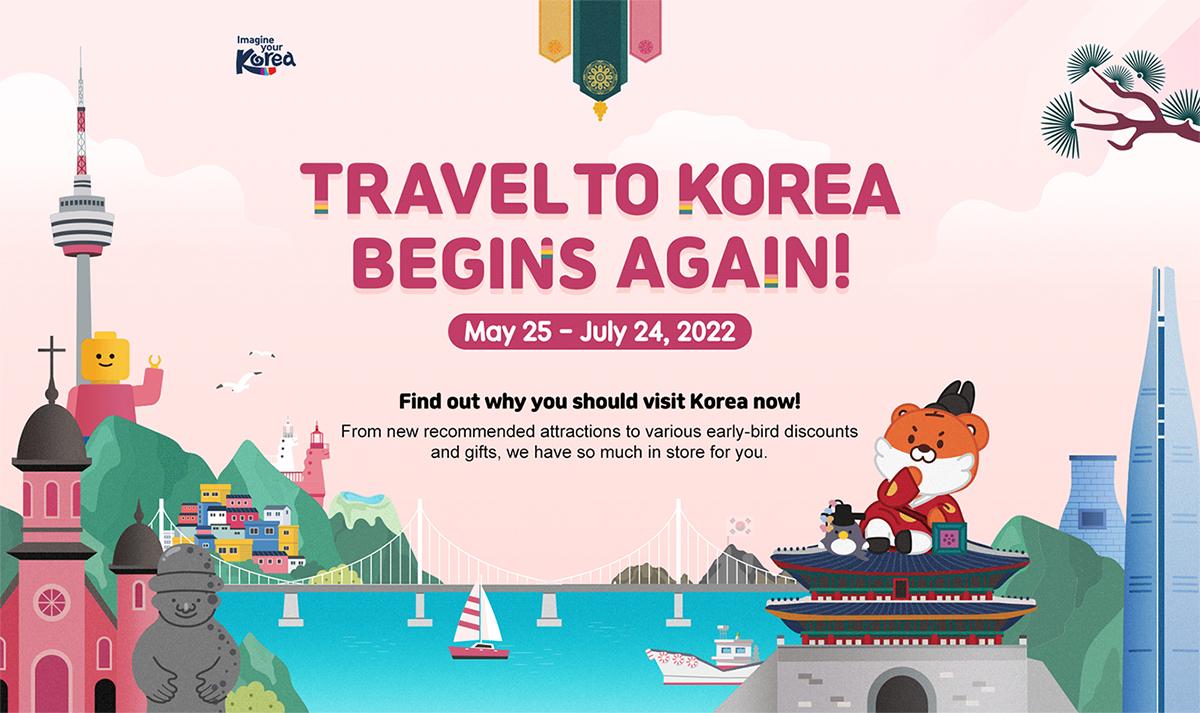 แคมเปญ Travel to Korea Begins Again รับส่วนลดมากมาย!