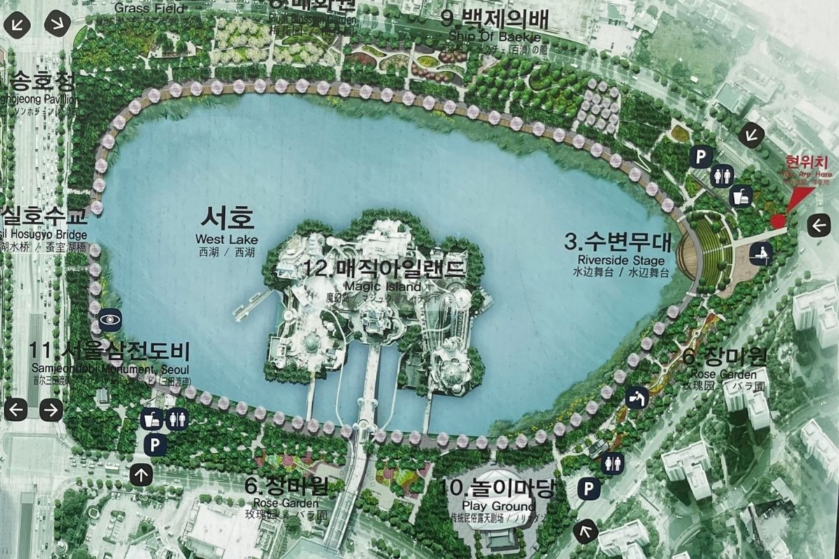 韓国、韓国旅行、ソウル、ソウル旅行、蚕室、チャムシル、石村湖