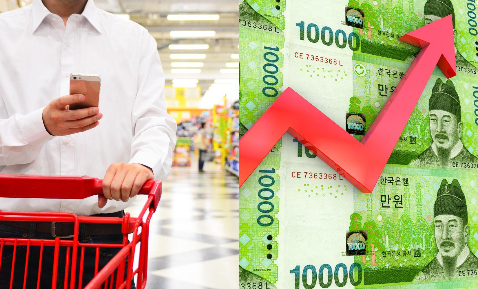 Vật giá ở Hàn leo thang: So sánh giá của 10 năm trước và hiện tại