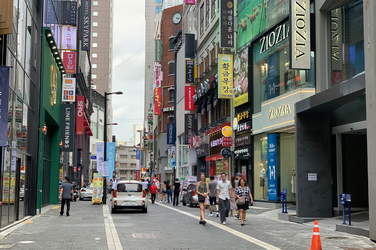 韓国、韓国旅行、韓国観光、ソウル、ソウル旅行、韓国グルメ、ソウルグルメ、明洞、ミョンドン、韓国焼肉、サムギョプサル、黄金牧場明洞本店、韓牛、熟成肉