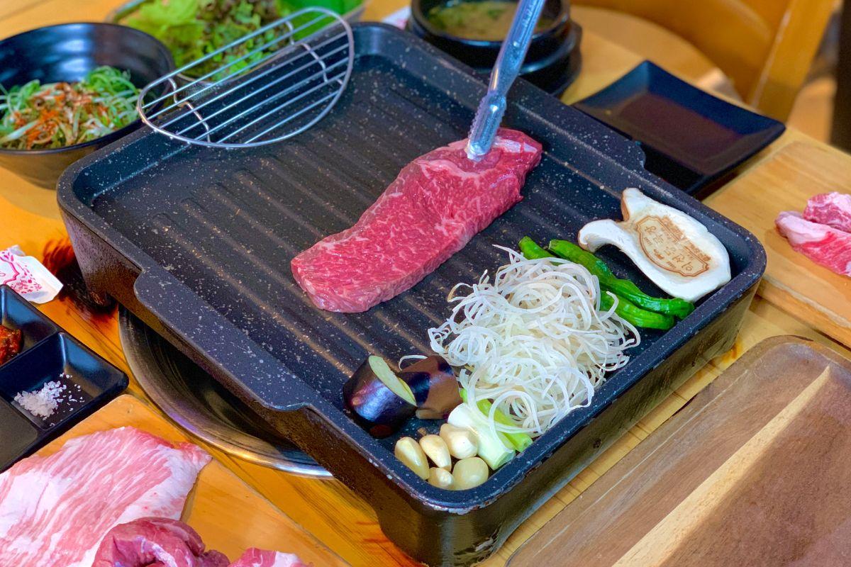 nướng thịt bò hanwoo