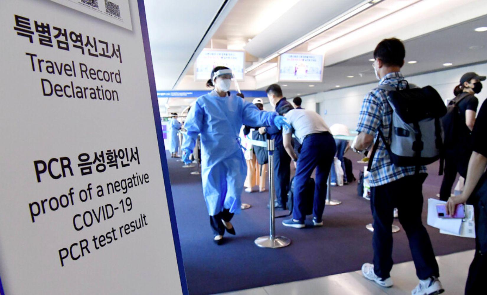 Từ 25/7, yêu cầu xét nghiệm PCR 1 ngày sau khi nhập cảnh Hàn Quốc