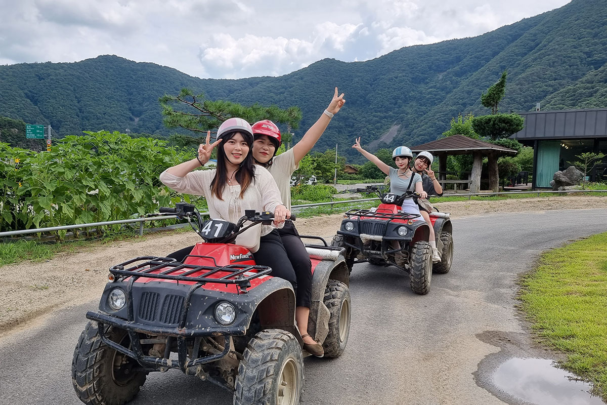 韓国、韓国旅行、韓国観光、韓国地方、慶尚北道、聞慶、ムンギョン、山岳バイクATV、韓国アクティビティ