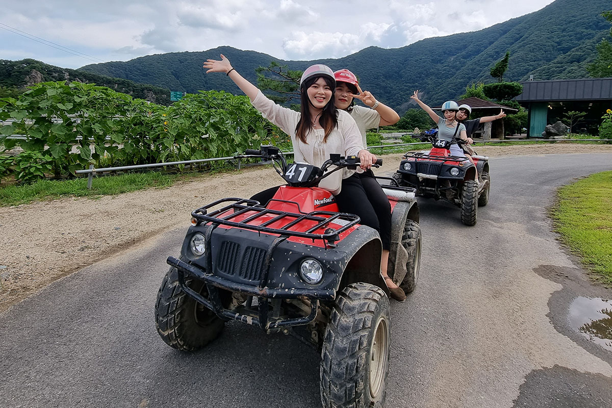 韓国、韓国旅行、韓国観光、韓国地方、慶尚北道、聞慶、ムンギョン、山岳バイクATV、韓国アクティビティ