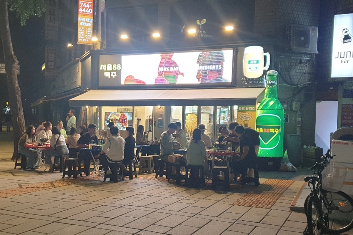 韓国、韓国旅行、韓国観光、ソウル、ソウル旅行、韓国グルメ、韓国居酒屋、韓国ビール、ソウル88ビール、仁寺洞、益善洞、鍾路3街、ピメク