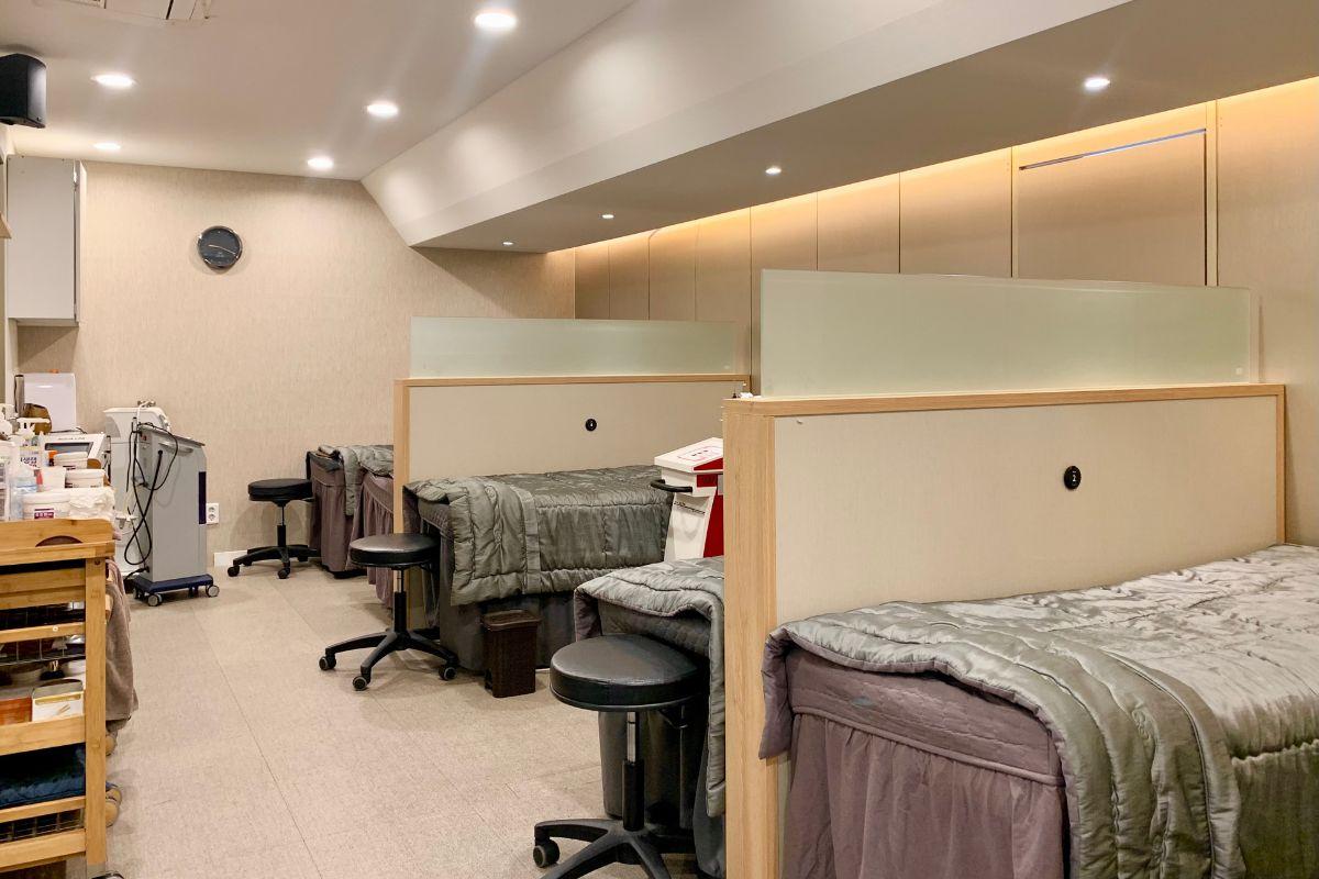 phòng chăm sóc da ở Thẩm mỹ viện WOOA, nơi chăm sóc da và phẫu thuật thẩm mỹ uy tín ở Gangnam