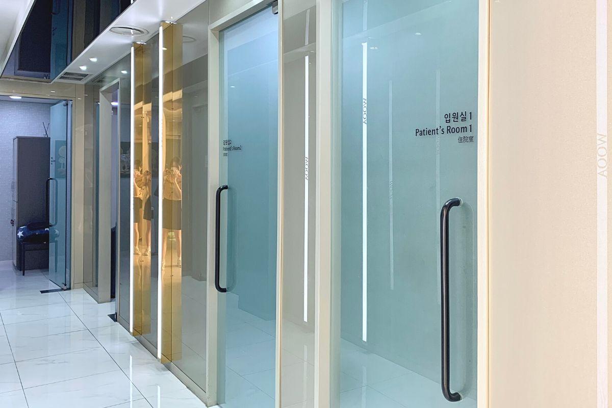 phòng hồi sức của Thẩm mỹ viện WOOA, nơi chăm sóc da và phẫu thuật thẩm mỹ uy tín ở Gangnam