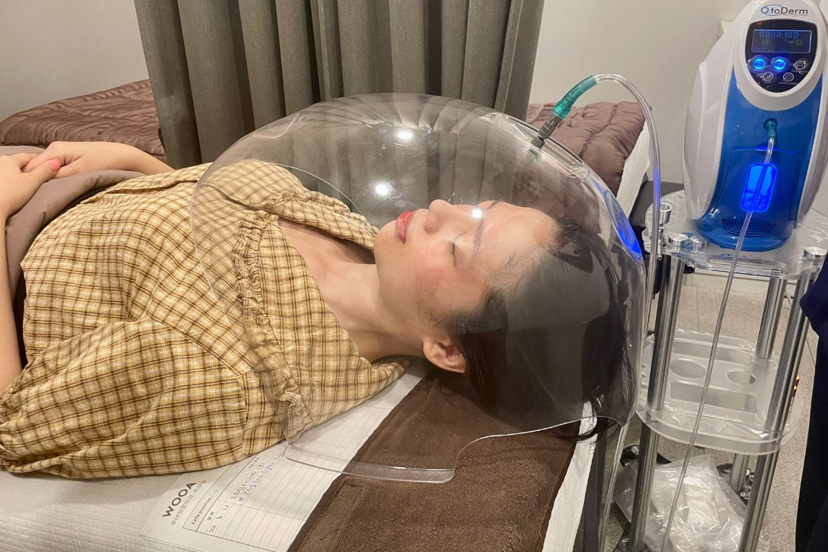 chăm sóc da o2toderm tại Thẩm mỹ viện WOOA, nơi chăm sóc da và phẫu thuật thẩm mỹ uy tín ở Gangnam