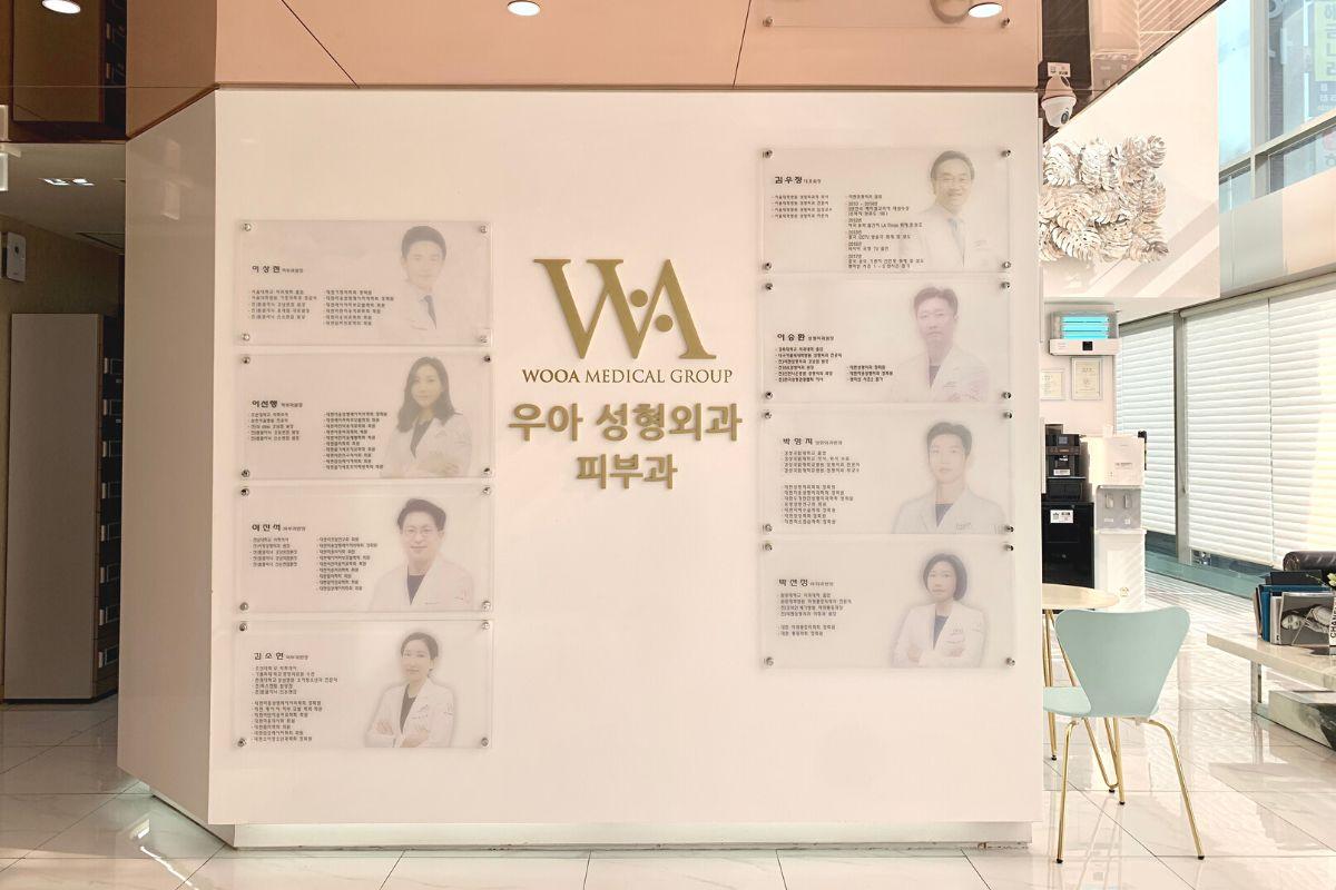 bác sĩ ở Thẩm mỹ viện WOOA, nơi chăm sóc da và phẫu thuật thẩm mỹ uy tín ở Gangnam