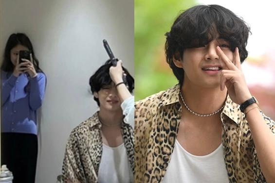 Vの写真を撮るジェニー？…再び写真1枚から火がついた「熱愛説」