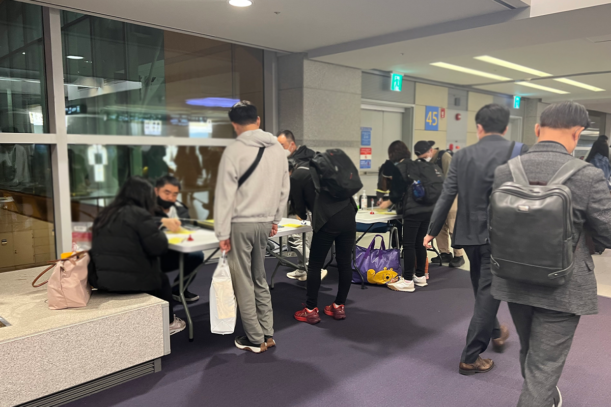 韓國入境 健康申請表