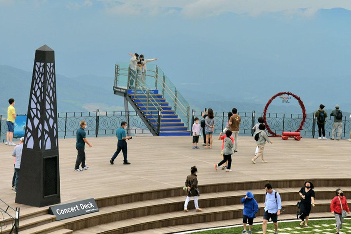 韓国地方旅行、観光地、江原道、カンウォンド、平昌、ピョンチャン、龍平リゾート、グローバル江原ウェルネスウィークツアー、発王山ケーブルカー